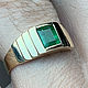 Men's Gold Ring with Emerald (1,49 ct) Handmade Ring. Rings. Bauroom - vedic jewelry & gemstones (bauroom). My Livemaster. Фото №5