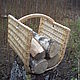 Заказать  Дровница плетеная из ивы каркасная. palkignu плетеная мебель. Ярмарка Мастеров. . Корзины Фото №3