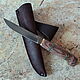 Knife 'Finka-3' 'lappi' h12mf stab.ash, Knives, Vorsma,  Фото №1