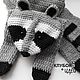 Scarf 'Raccoon' Youth scarf Stylish scarf. Scarves. WoolenHatWithFlowers. My Livemaster. Фото №4
