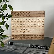 Канцелярские товары handmade. Livemaster - original item Magnetic perpetual calendar. Handmade.