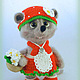 Mouse Strawberry Musetta, Stuffed Toys, Moscow,  Фото №1