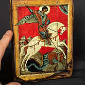 Икона деревянная Спиридон Тримифунтский
