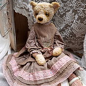 Куклы и игрушки handmade. Livemaster - original item Teddy Animals: Lavender boho cat. Handmade.