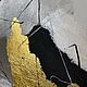 Заказать Картина акрилом с золотой поталью, абстракция в интерьер. Наталья Огаркова. Ярмарка Мастеров. . Картины Фото №3