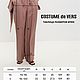 Брюки со стрелками изо льна. Брюки. COSTUME de VERS  Вероника Широкова. Интернет-магазин Ярмарка Мастеров.  Фото №2