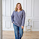 Pullover Tunic Cotton Stretch Plus Size. Pullover Sweaters. NATALINI. Online shopping on My Livemaster.  Фото №2