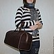 Заказать Сумка. Натуральная кожа. Ручная работа. арт. HB 003. Masterskaya 'FACTURE'. Ярмарка Мастеров. . Саквояж Фото №3
