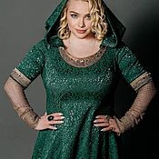 Одежда handmade. Livemaster - original item Emerald Dress. Handmade.