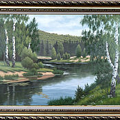 Картины и панно handmade. Livemaster - original item Summer / 60h90 cm/ oil on canvas. Handmade.