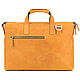 Order Leather business bag ' Stewart '(sand crazy). Russian leather Guild. Livemaster. . Men\'s bag Фото №3