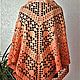 Шаль крючком-Платок крючком-Шаль вязаная. Шали. Multi Color Crochet (voronkova-olga). Интернет-магазин Ярмарка Мастеров.  Фото №2