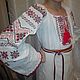 Order Embroidery for girls. folk shirt. MARUSYA-KUZBASS (Marusya-Kuzbass). Livemaster. . People\\\'s shirts Фото №3