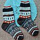 Socks made of wool jacquard pattern. Socks. ToKnitWithLove. My Livemaster. Фото №4
