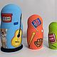 Order Copy of Copy of Copy of Custom nesting doll Portrait matryoshka 5 pieces. baklanchik11. Livemaster. . Dolls1 Фото №3