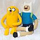 Игрушки Финн и Джейк (Время приключений) Finn & Jake (Adventure Time), Мягкие игрушки, Москва,  Фото №1