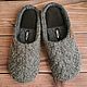 Мужские домашние тапки вязаные из овечьей шерсти. Тапочки. Марина (Knitted Comfort). Ярмарка Мастеров.  Фото №4