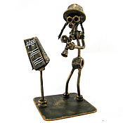 Подарки к праздникам handmade. Livemaster - original item Figurine: A Jewish clarinet player. Handmade.