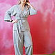 Pantsuit made of boiled cotton, Zarislava model, a gift for a girl. Home costumes. Blouse Blues. My Livemaster. Фото №6