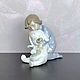 Статуэтка NAO by Lladro 1408 Поцелуй на ночь, Статуэтки, Москва,  Фото №1