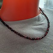 Necklace: Made of agate tubes with zircons