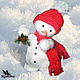 snegovichok. Snowmen. Mgnovenie (Mgnovenie). Online shopping on My Livemaster.  Фото №2