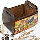 Order Box for storage 'Autumn harvest'. decoupage history. Livemaster. . Storage Box Фото №3