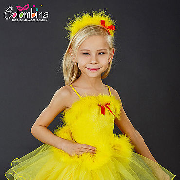 Купить костюм цыпленка для девочки оптом - цены производителя. Отгрузим по РФ со склада