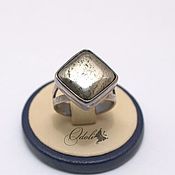 Украшения handmade. Livemaster - original item Silver 925 ring with pyrite. Handmade.