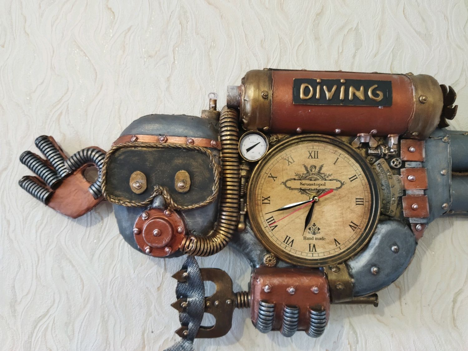 Часы в стиле стимпанк "Diver" (Дайвер) – заказать на Ярмарке Мастеров ...