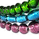 3 kinds 3 colors Large glass beads lampwork, Beads1, Stupino,  Фото №1