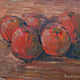 Картина маслом Красные яблоки / Red apples. Картины. Juliavasi (juliavasiart). Интернет-магазин Ярмарка Мастеров.  Фото №2