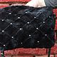 Bag purse suede and leather black. Crossbody bag. Katorina Rukodelnica HandMadeButik. My Livemaster. Фото №5