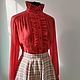Blusa de mujer 'oficina aburrida'. Blouses. Moda No Time. My Livemaster. Фото №4