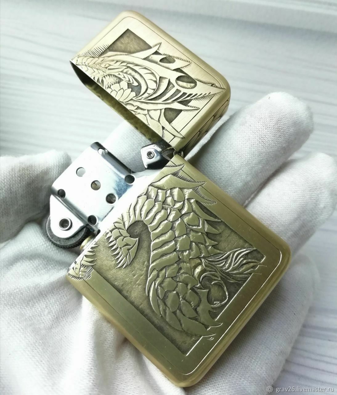 Зажигалка Zippo с ручной гравировкой купить в интернет-магазине Ярмарка ...
