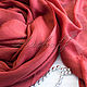 Brick scarf from the Italian of Battista 'Basic', Scarves, Moscow,  Фото №1