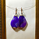 Серьги из агата. Серьги классические. HAND-MADE Businka. Ярмарка Мастеров.  Фото №4