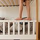 Детская двухъярусная кровать с лестницей деревянная из массива. Кровати. SCANDI. Ярмарка Мастеров.  Фото №4
