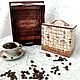 Coffee tray and boxes for sweets. Trays. Klukva ( decoupage). My Livemaster. Фото №6