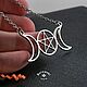 Triune Moon Pendant with a pentagram (Triple Moon Symbol). Pendant. Borowski store. Online shopping on My Livemaster.  Фото №2