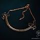 Copper necklace 'Dark Symphony' is a delicate decoration on the neck. Necklace. Strangell Jewelry. My Livemaster. Фото №4