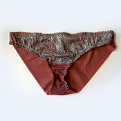 Одежда handmade. Livemaster - original item Underpants: BS_02 brasiliana with a low fit. Handmade.