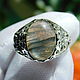Ring 'Labradorite in silver'. Size 18,5. Rings. Fashion shop. Online shopping on My Livemaster.  Фото №2