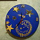 Wall clock "Nochenka". Watch. Mashkin stuff. Online shopping on My Livemaster.  Фото №2