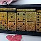 Домино ручной работы. Домино. Magic-resin-by-maria. Интернет-магазин Ярмарка Мастеров.  Фото №2