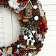 Christmas wreath 'Bright' 48 cm. Wreaths. Zuli. My Livemaster. Фото №5