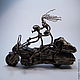  Lovers on the bike. Figurine. A TinCity (gaikaglazye). My Livemaster. Фото №4