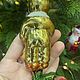 Винтаж: Малыш с погремушкой Ёлочная игрушка СССР. Игрушки винтажные. Елочные игрушки из СССР. Ярмарка Мастеров.  Фото №4