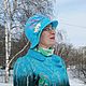 Женская шляпка с полями, бирюзовый цвет, Подарок  женщине, Эстетика. Шляпы. Наталья Литош (Alica69). Ярмарка Мастеров.  Фото №5