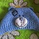 Knitted hat 'Teddy Bear' for baby, Mutch, Engels,  Фото №1